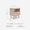 image:imageSignature Design by Ashley Birkmore 6 Drawer Dresser 10Minute Easy Assembly Engineered Wood Whimsical Botanical Accent Drawers for Bedroom Light Oak FinishTan
