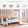 image:imageSignature Design by Ashley Birkmore 6 Drawer Dresser 10Minute Easy Assembly Engineered Wood Whimsical Botanical Accent Drawers for Bedroom Light Oak FinishTan