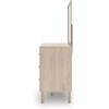 image:imageSignature Design by Ashley Birkmore 6 Drawer Dresser 10Minute Easy Assembly Engineered Wood Whimsical Botanical Accent Drawers for Bedroom Light Oak FinishTan