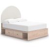 image:imageSignature Design by Ashley Birkmore 6 Drawer Dresser 10Minute Easy Assembly Engineered Wood Whimsical Botanical Accent Drawers for Bedroom Light Oak FinishTan