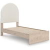 image:imageSignature Design by Ashley Birkmore 6 Drawer Dresser 10Minute Easy Assembly Engineered Wood Whimsical Botanical Accent Drawers for Bedroom Light Oak FinishTan