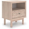 image:imageSignature Design by Ashley Birkmore 6 Drawer Dresser 10Minute Easy Assembly Engineered Wood Whimsical Botanical Accent Drawers for Bedroom Light Oak FinishTan