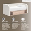 image:imageSignature Design by Ashley Birkmore 6 Drawer Dresser 10Minute Easy Assembly Engineered Wood Whimsical Botanical Accent Drawers for Bedroom Light Oak FinishTan