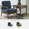 image:imageSignature Design by Ashley Bixler Mid Century Accent Chair Navy BlueDark Blue