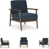image:imageSignature Design by Ashley Bixler Mid Century Accent Chair Navy BlueDark Blue