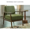 image:imageSignature Design by Ashley Bixler Mid Century Accent Chair Navy BlueGreen