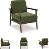 image:imageSignature Design by Ashley Bixler Mid Century Accent Chair Navy BlueGreen