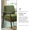 image:imageSignature Design by Ashley Bixler Mid Century Accent Chair Navy BlueGreen