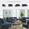 image:imageSignature Design by Ashley Bixler MidCentury Modern Tufted Rightarm Facing Corner Chaise with Tapered Legs and Removable Cushions Blue