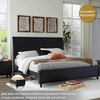 image:imageSignature Design by Ashley Black King Platform Bed Frame with Headboard