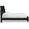 image:imageSignature Design by Ashley Black Queen Platform Bed with Headboard