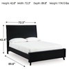 image:imageSignature Design by Ashley Black Queen Platform Bed with Headboard