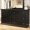 image:imageSignature Design by Ashley Bostwick Shoals Childrens Traditional 6 Drawer Dresser WhiteBlack