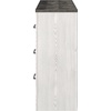 image:imageSignature Design by Ashley Bronyan Contemporary 6 Drawer Dresser GrayWhite