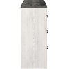 image:imageSignature Design by Ashley Bronyan Contemporary 6 Drawer Dresser GrayWhite