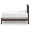 image:imageSignature Design by Ashley Brown Wood Full Panel Bed Reeded HeadboardDark Brown