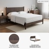 image:imageSignature Design by Ashley Brown Wood Full Panel Bed Reeded HeadboardDark Brown
