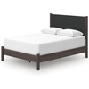 image:imageSignature Design by Ashley Brown Wood Full Panel Bed Reeded HeadboardDark Brown