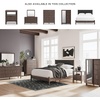 image:imageSignature Design by Ashley Brown Wood Full Panel Bed Reeded HeadboardDark Brown