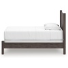 image:imageSignature Design by Ashley Brown Wood Full Panel Bed Reeded HeadboardDark Brown