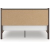 image:imageSignature Design by Ashley Brown Wood Full Panel Bed Reeded HeadboardDark Brown