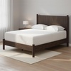 image:imageSignature Design by Ashley Brown Wood Full Panel Bed Reeded HeadboardDark Brown
