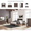 image:imageSignature Design by Ashley Brown Wood Full Panel Bed Reeded HeadboardDark Brown