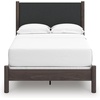 image:imageSignature Design by Ashley Brown Wood Full Panel Bed Reeded HeadboardDark Brown