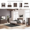 image:imageSignature Design by Ashley Brown Wood Full Panel Bed Reeded HeadboardDark Brown