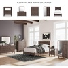 image:imageSignature Design by Ashley Brown Wood Full Panel Bed Reeded HeadboardDark Brown