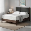 image:imageSignature Design by Ashley Brown Wood Full Panel Bed Reeded HeadboardDark Brown