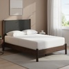 image:imageSignature Design by Ashley Brown Wood Full Panel Bed Reeded HeadboardDark Brown