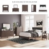 image:imageSignature Design by Ashley Brown Wood Full Panel Bed Reeded HeadboardDark Brown