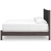 image:imageSignature Design by Ashley Brown Wood Full Panel Bed Reeded HeadboardDark Brown