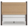 image:imageSignature Design by Ashley Brown Wood Full Panel Bed Reeded HeadboardDark Brown