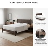 image:imageSignature Design by Ashley Brown Wood Full Panel Bed Reeded HeadboardDark Brown