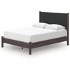 image:imageSignature Design by Ashley Brown Wood Full Panel Bed Reeded HeadboardDark Brown