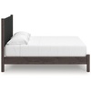 image:imageSignature Design by Ashley Brown Wood Full Panel Bed Reeded HeadboardDark Brown