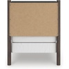 image:imageSignature Design by Ashley Brown Wood Full Panel Bed Reeded HeadboardDark Brown