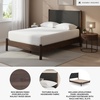 image:imageSignature Design by Ashley Brown Wood Full Panel Bed Reeded HeadboardDark Brown