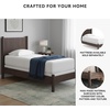 image:imageSignature Design by Ashley Brown Wood Full Panel Bed Reeded HeadboardDark Brown