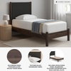 image:imageSignature Design by Ashley Brown Wood Full Panel Bed Reeded HeadboardDark Brown