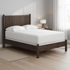 image:imageSignature Design by Ashley Brown Wood Full Panel Bed Reeded HeadboardDark Brown