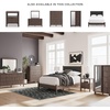 image:imageSignature Design by Ashley Brown Wood Full Panel Bed Reeded HeadboardDark Brown