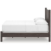 image:imageSignature Design by Ashley Brown Wood Full Panel Bed Reeded HeadboardDark Brown