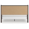 image:imageSignature Design by Ashley Brown Wood Full Panel Bed Reeded HeadboardDark Brown