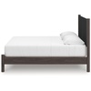 image:imageSignature Design by Ashley Brown Wood Full Panel Bed Reeded HeadboardDark Brown