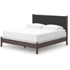 image:imageSignature Design by Ashley Brown Wood Full Panel Bed Reeded HeadboardDark Brown
