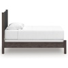 image:imageSignature Design by Ashley Brown Wood Full Panel Bed Reeded HeadboardDark Brown