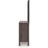 image:imageSignature Design by Ashley Brown Wood Full Panel Bed Reeded HeadboardDark Brown
